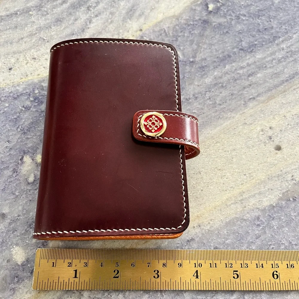 M5 Ring Planner Cover Agenda Organizer Genuine Leather Japanese Cordovan New